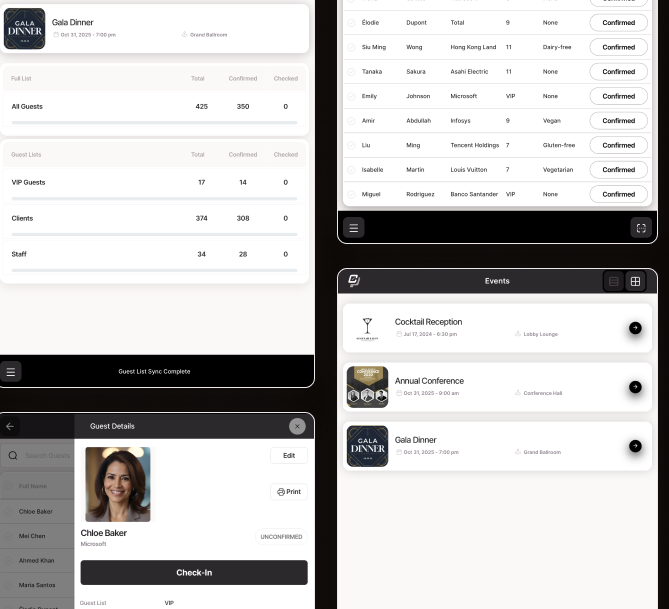 Event check-in app