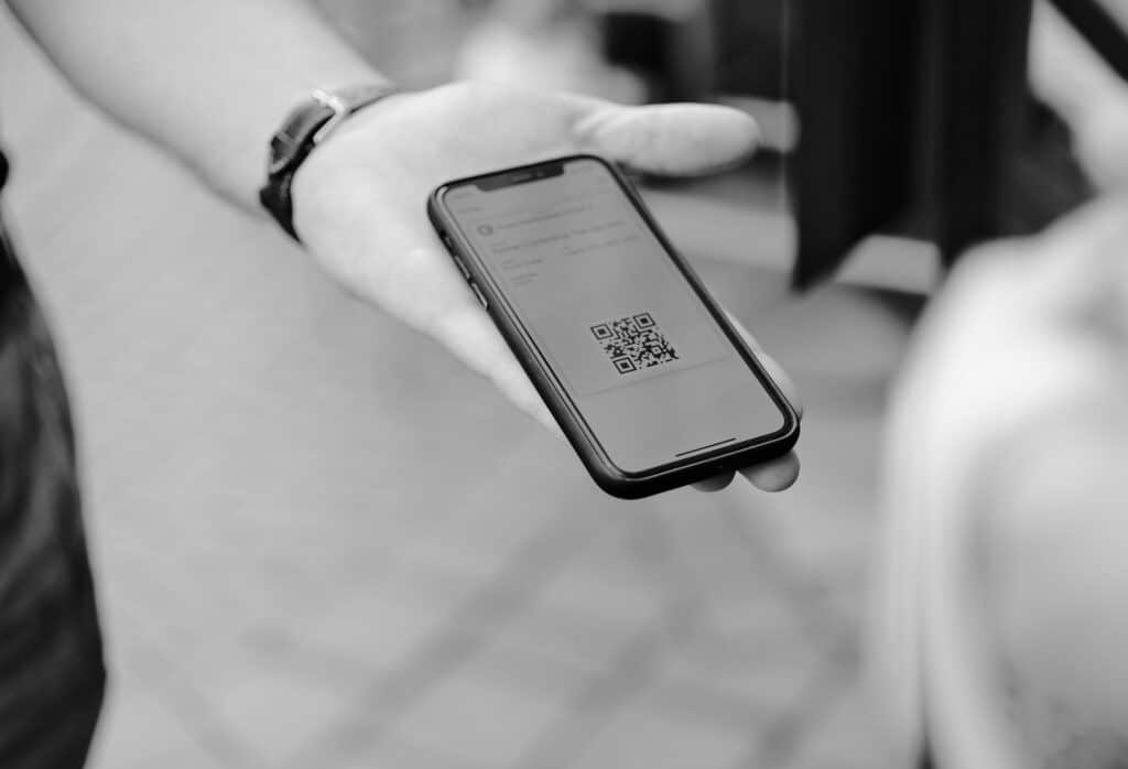 QR code check-in image